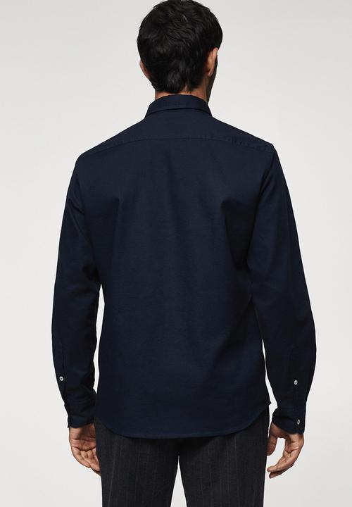 MANGO - Shirt oxford - navy