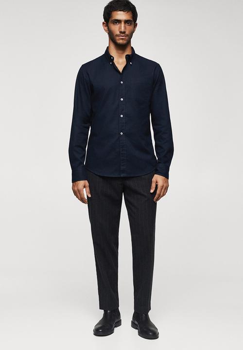 MANGO - Shirt oxford - navy