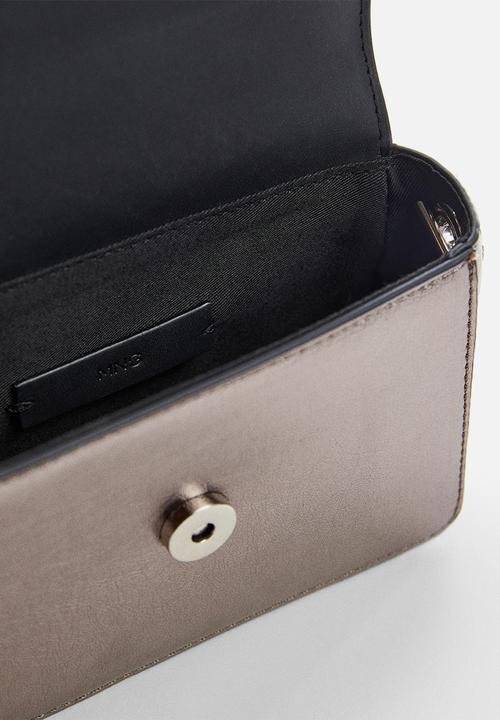 MANGO - Bag juanita - silver 