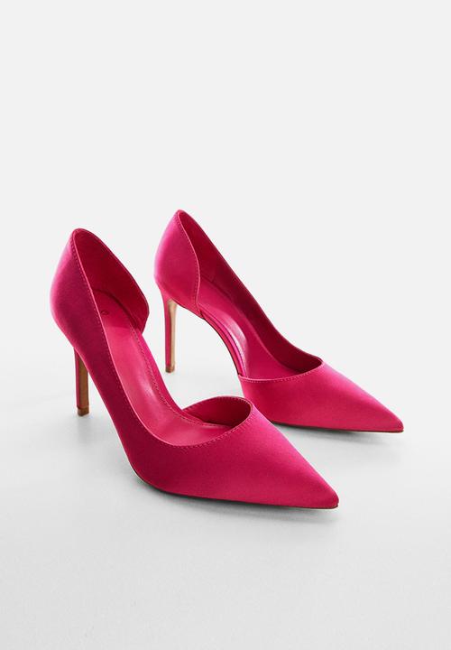 MANGO - Audrey court heel - bright pink