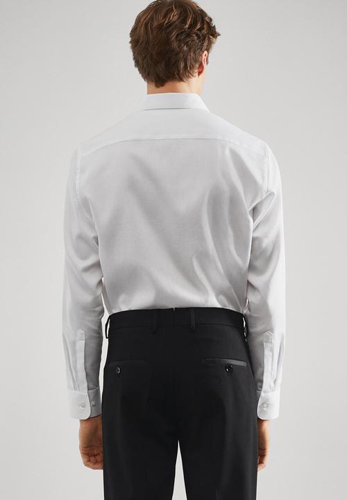 MANGO - Shirt boston - white