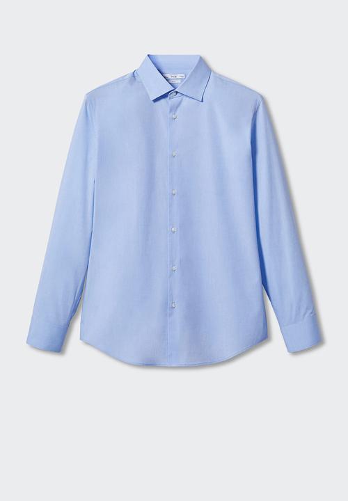 MANGO - Shirt emeritol - blue