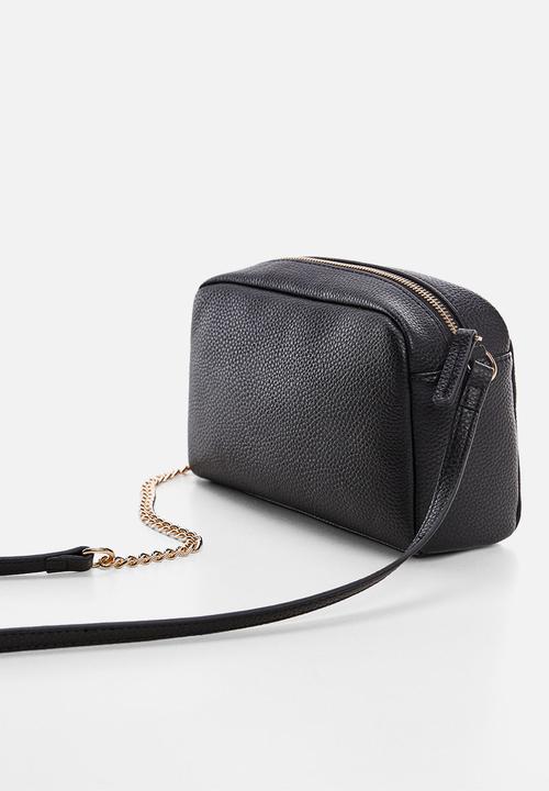 MANGO - Chain shoulder bag - black