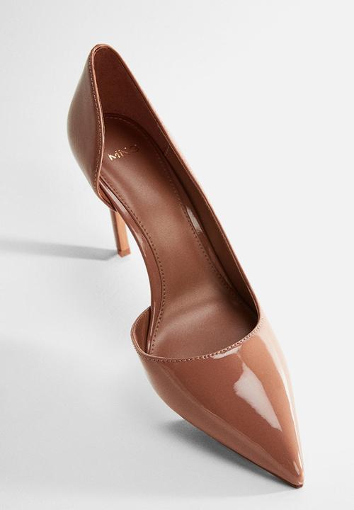 MANGO - Audrey44 court heel - medium brown