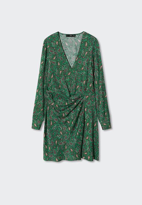 MANGO - Dress angel - green