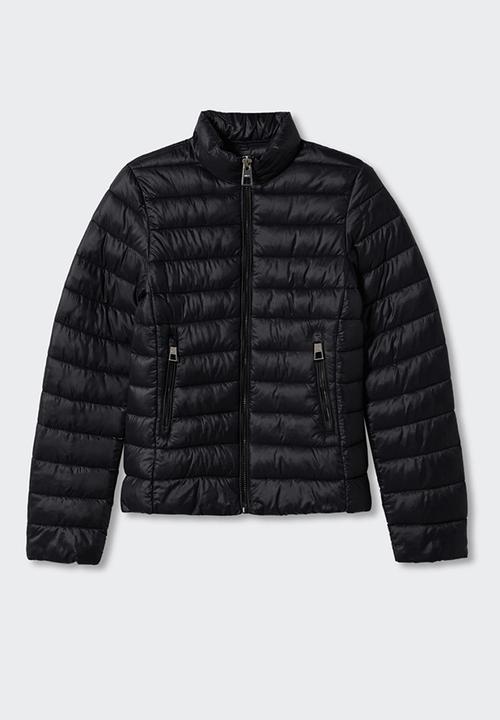 MANGO - Plus anorak blandi - black