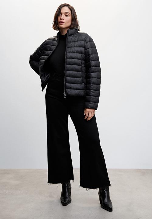 MANGO - Plus anorak blandi - black