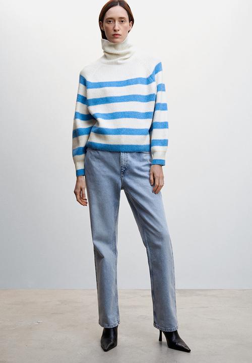 MANGO - Sweater merlin - mid blue