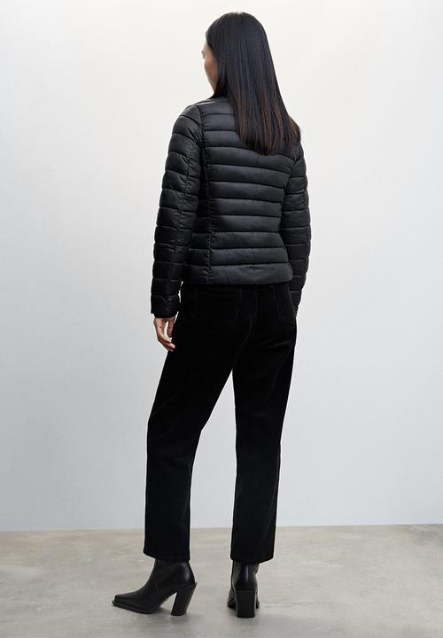 MANGO - Anorak blandi - black