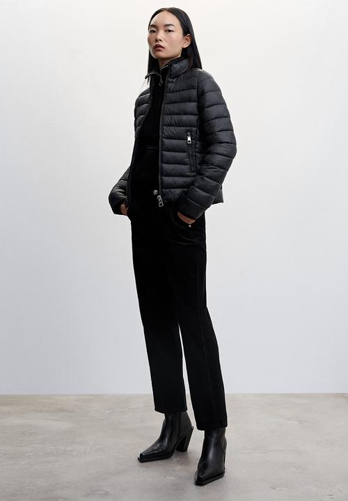 MANGO - Anorak blandi - black