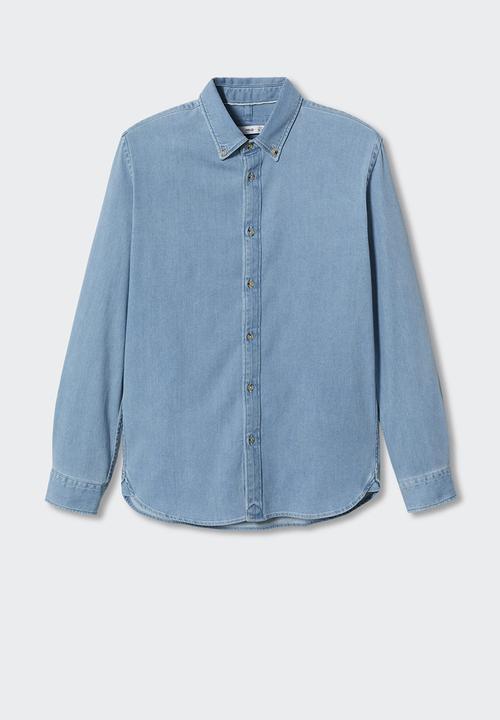 MANGO - Shirt chambre - blue