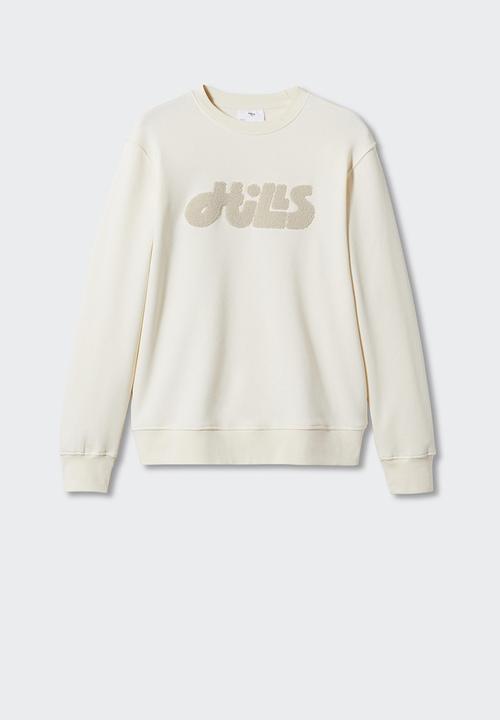 MANGO - Hills mono sweatshirt - ice