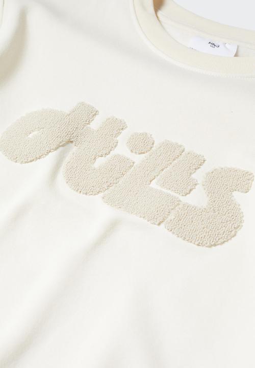 MANGO - Hills mono sweatshirt - ice