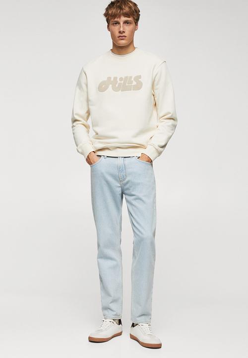 MANGO - Hills mono sweatshirt - ice
