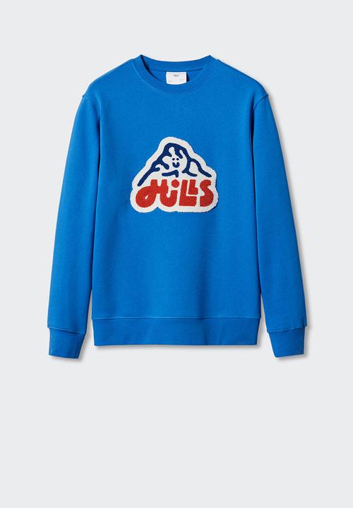 MANGO - Hills sweatshirt skic - blue