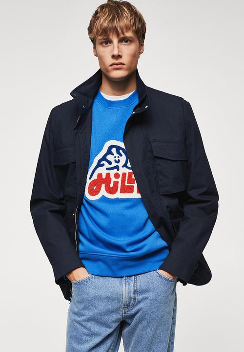 MANGO - Hills sweatshirt skic - blue