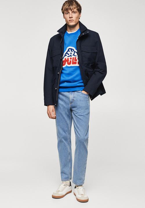 MANGO - Hills sweatshirt skic - blue