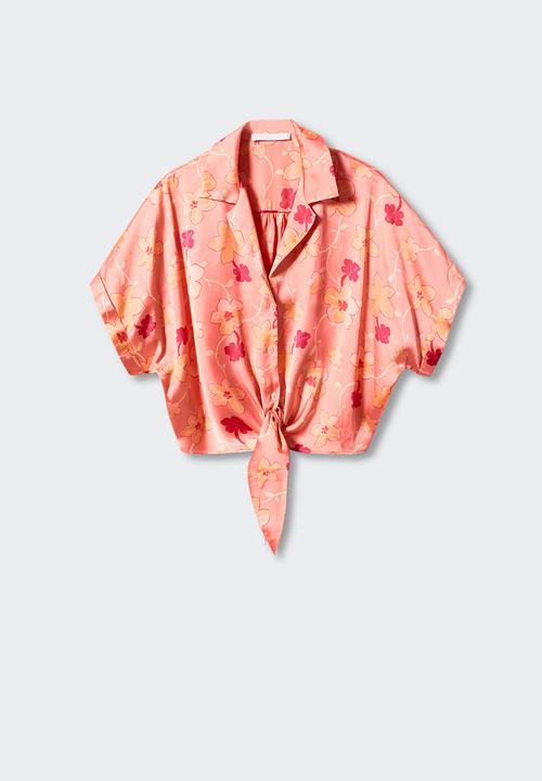 MANGO - Blouse prado-h - pink