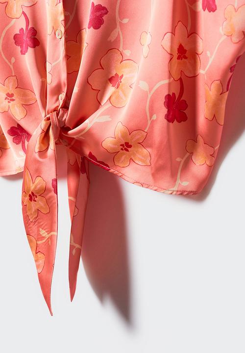 MANGO - Blouse prado-h - pink