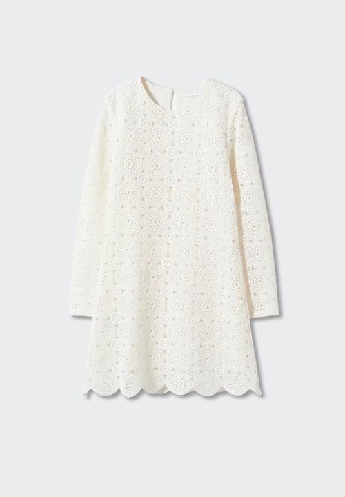 MANGO - Dress mouse-h - off white