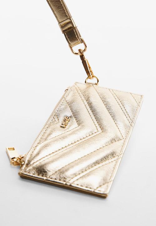 MANGO - Card holder juanita - gold