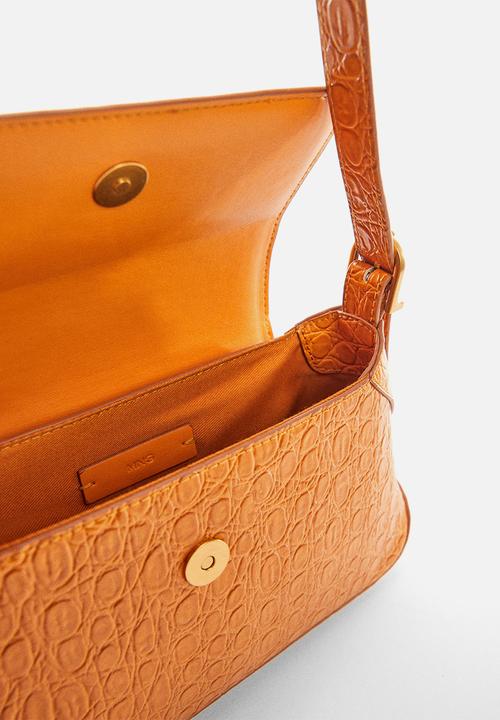 MANGO - Coco shoulder bag - mustard