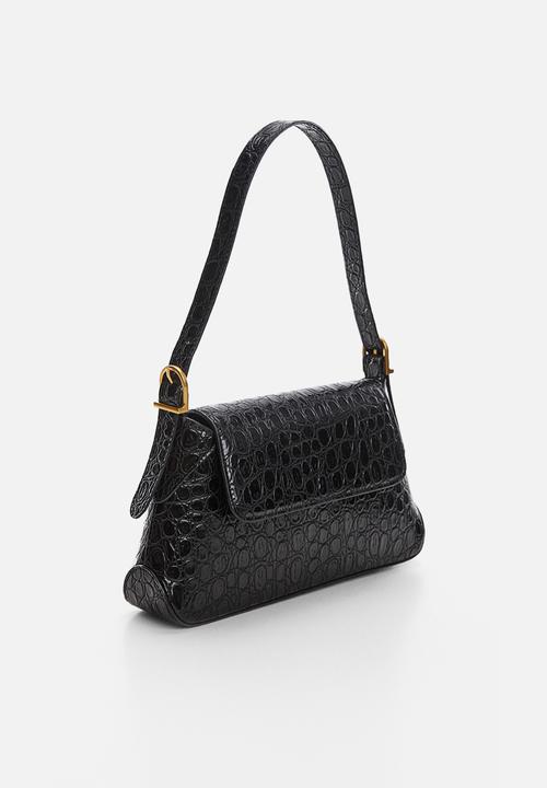 MANGO - Coco shoulder bag - black