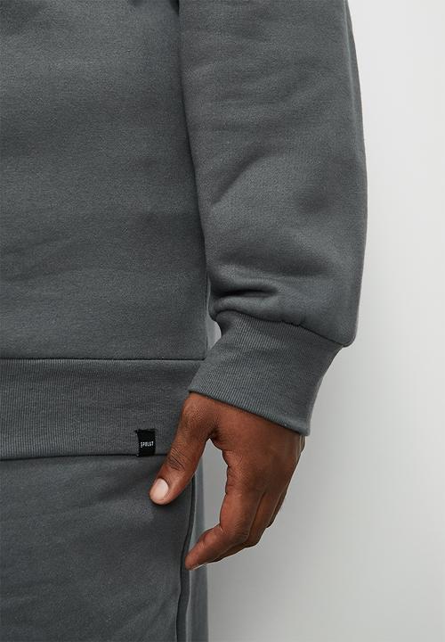 Superbalist - Plus basic brewer crew neck sweat - charcoal