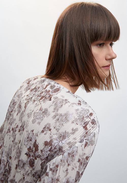 MANGO - Blouse muse - grey