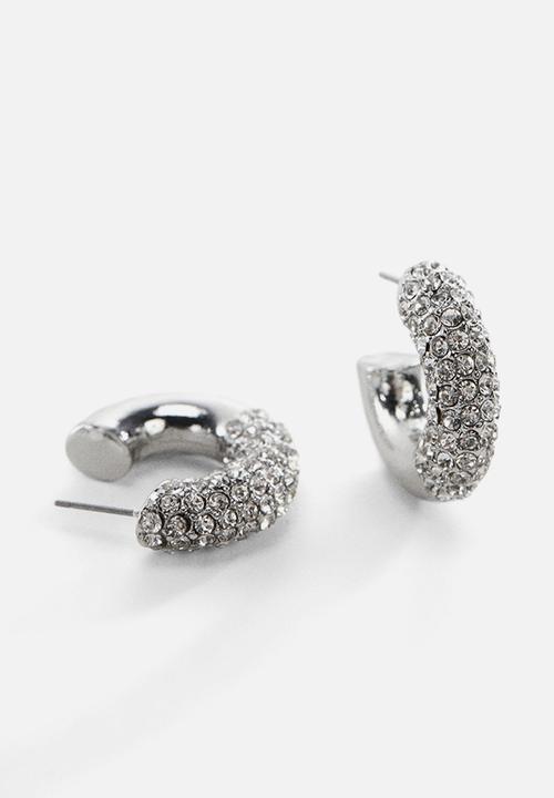 MANGO - Earrings nora - silver