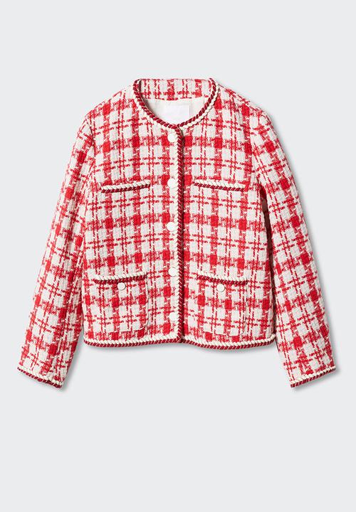 MANGO - Jacket miel-h - red