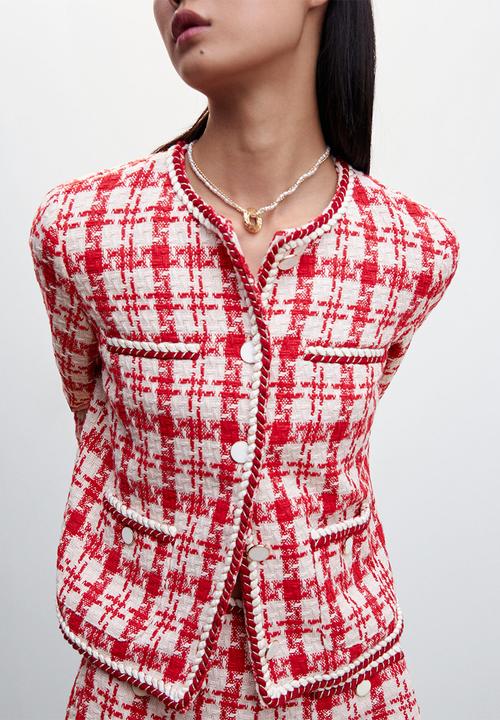 MANGO - Jacket miel-h - red