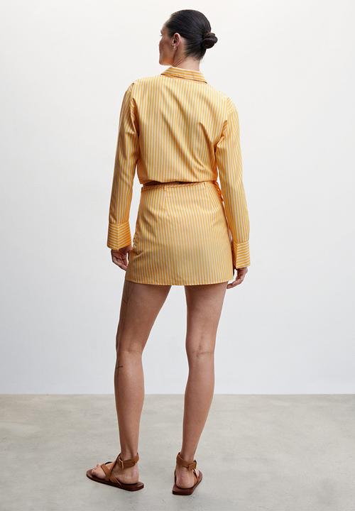 MANGO - Skirt kilian-h - light yellow