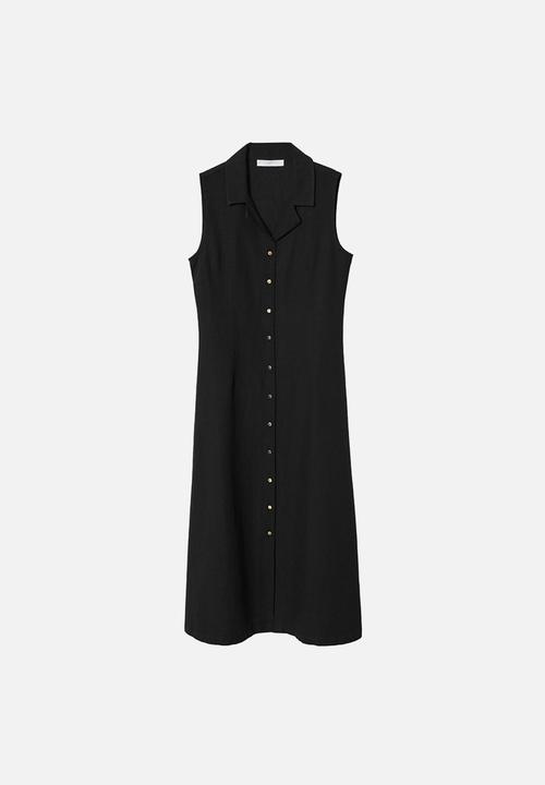 MANGO - Dress bolan-h - black