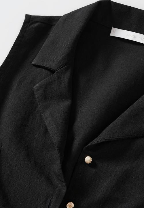 MANGO - Dress bolan-h - black