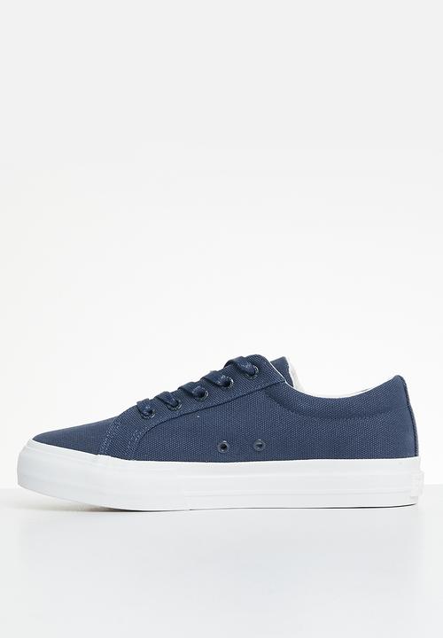 POLO - Classic canvas sneaker - navy2
