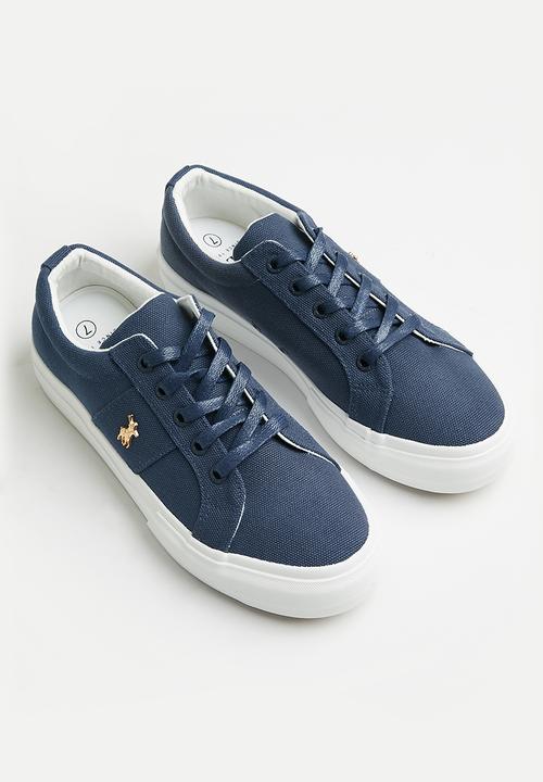 POLO - Classic canvas sneaker - navy2
