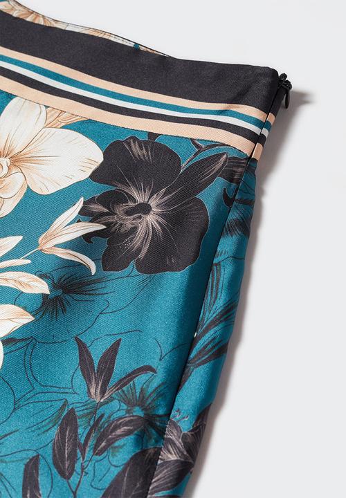MANGO - Trousers lili-a - mid blue