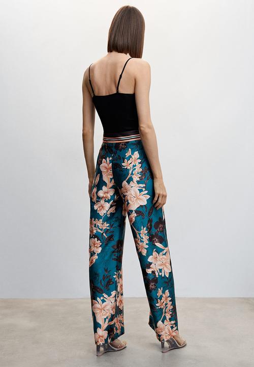 MANGO - Trousers lili-a - mid blue