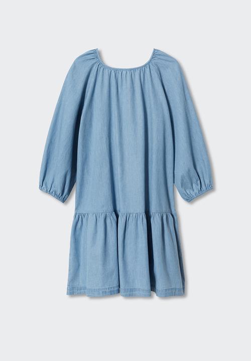 MANGO - Dress ten-h - open blue