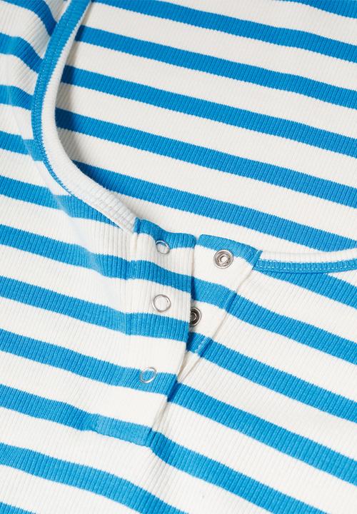 MANGO - T-shirt trip-h- mid blue