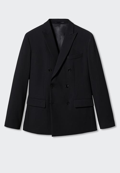 MANGO - Blazer db boston - black