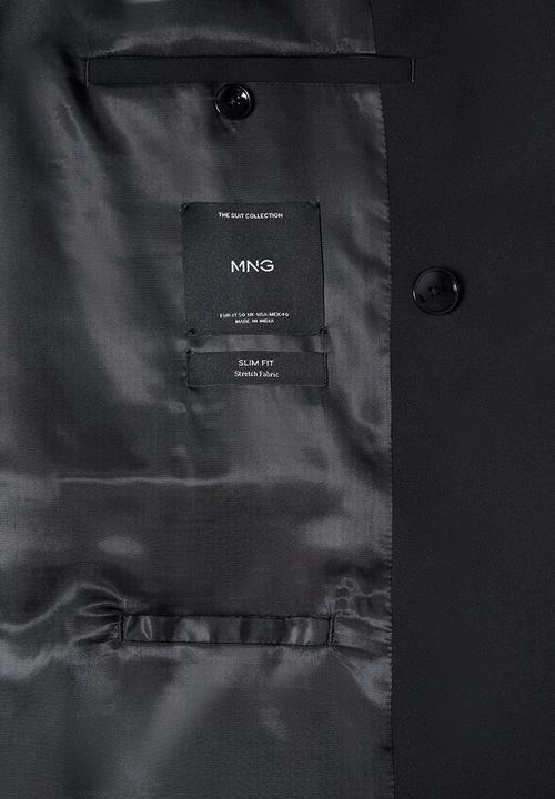 MANGO - Blazer db boston - black