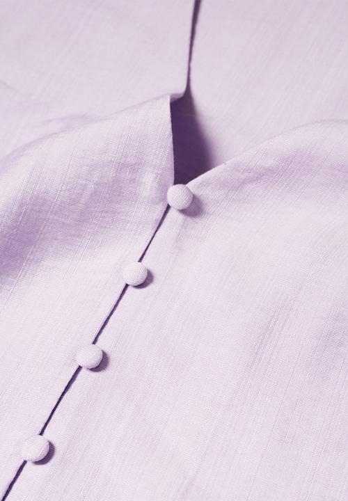 MANGO - Blouse mufflin-h - purple