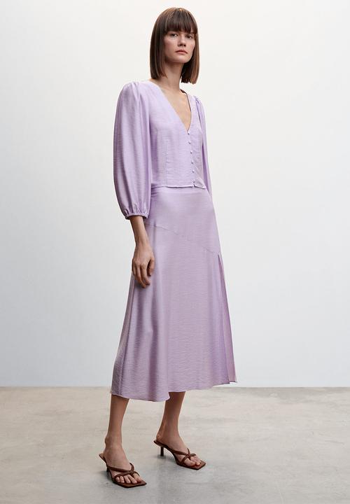 MANGO - Blouse mufflin-h - purple