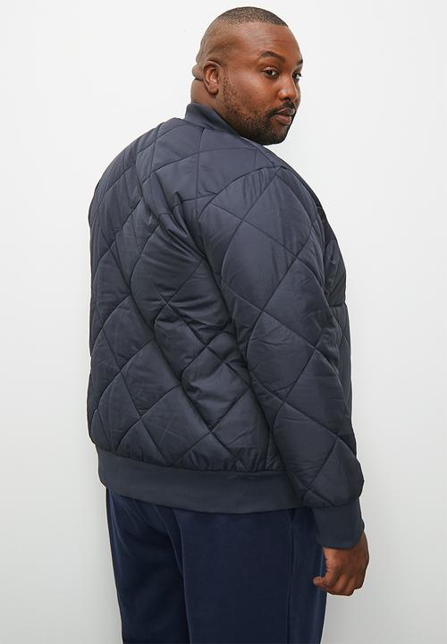 Superbalist - Plus nevada quilted bomber jacket - navy