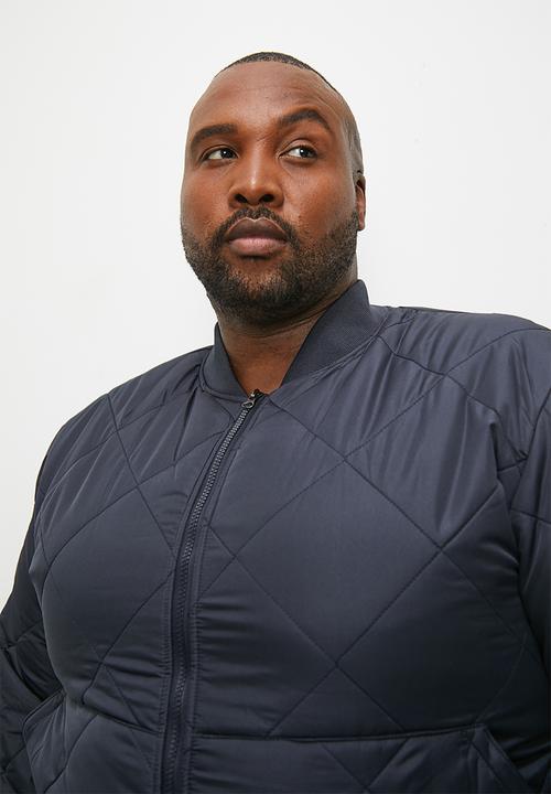 Superbalist - Plus nevada quilted bomber jacket - navy