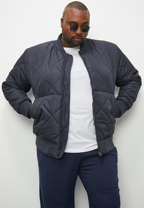 Superbalist - Plus nevada quilted bomber jacket - navy