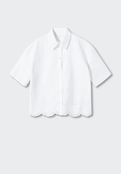 MANGO - Shirt cloud-h - white