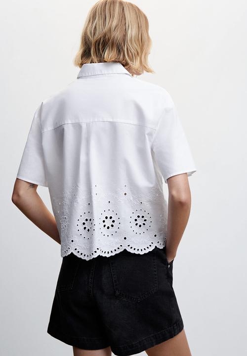 MANGO - Shirt cloud-h - white